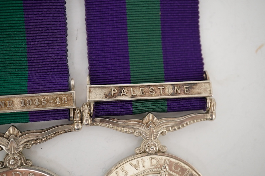 Four George VI General Service Medals